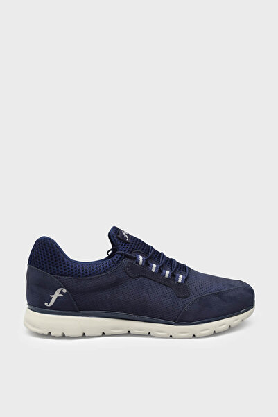 Fosco Men's Summer Casual Nubuck Leather Shoes Navy Blue Nubuck Fsc-9971