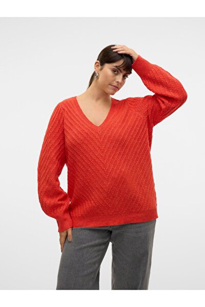 Veromoda Curve Strickpullover VMCSTINNA Strickpullover