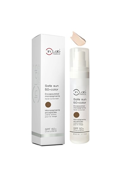 Inlab Medical Safesun Moisturizing Sunscreen Cream SPF50 Color