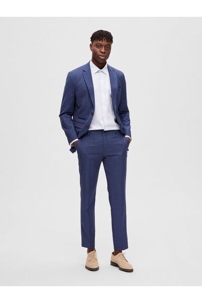 SELECTED Hose Karierte