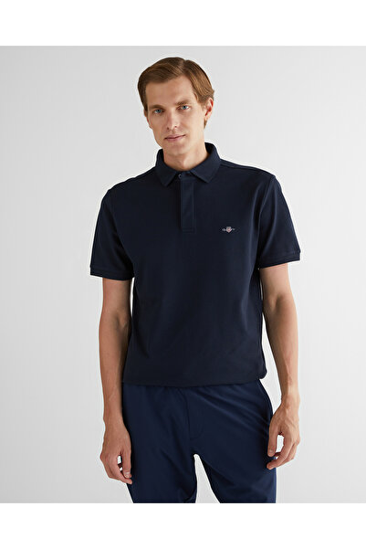 Gant Erkek Lacivert Kısa Kollu Polo