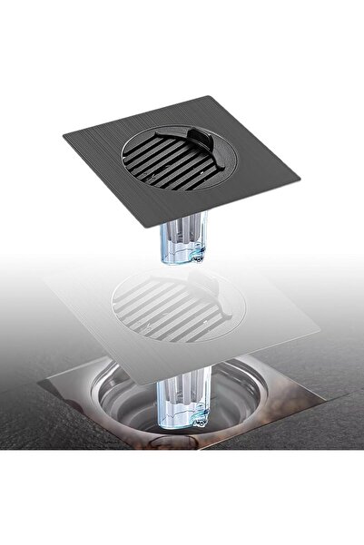 EXCEFORE فلتر تصريف أرضي من الفولاذ المقاوم للصدأ - مصفاة حوض قابلة للإزالة م...