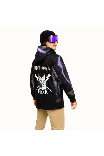 GOFACE Kayak ve Snowboard Montu Hoodie Jacket Su Geçirmez Softshell Kumaş