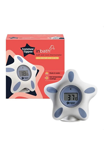 tommee tippee Digital Thermometer for Bathroom and Room White/Blue