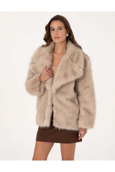 Pierre Cardin Beige Melange Comfort Fit Coat 50314250-Vr156