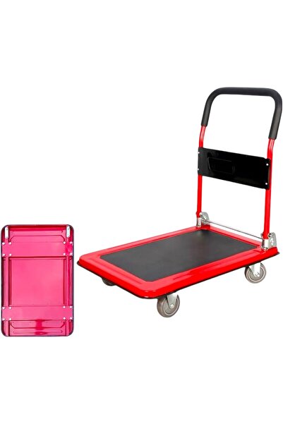 Bmb TOOLS Foldable Push Cart Dolly -60x90cm, 300kg Capacity- Heavy-Duty Foldi...