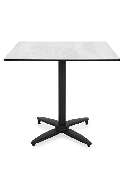 Maison Mex Masã grădină/terasă, CLEO, L.80 l.80 H.72 cm, negru/mix gri