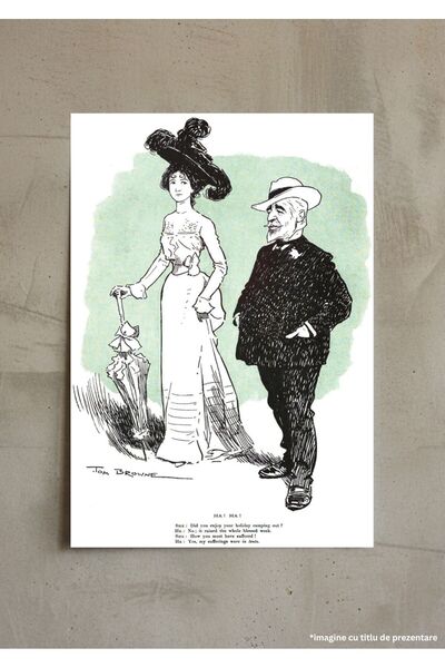 VreauPoster Poster A4 Ha! Ha! Carton 250gr