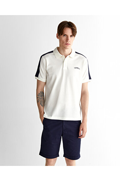 Gant Erkek Krem Regular Fit Logolu Polo