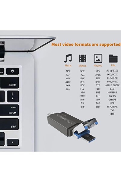 Generic Weiruixin Apple MFi Certified 128GB Lightning to USB 3.0 Flash Drive