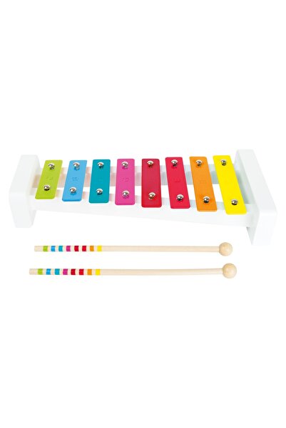 Small Foot Wooden Xylophone FSC® – Colored, with Sheet Music and Mallet, 26 cm