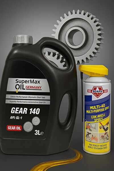 Supermax Oil 140 Numara Şanzıman Diferansiyel Asansör Dişli Yağı 3 LT Ve Çok ...