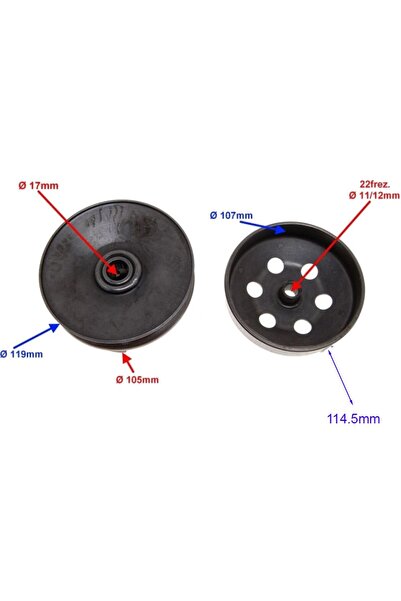 WM Ambreiaj scuter Gy6 50cc-80cc 4T