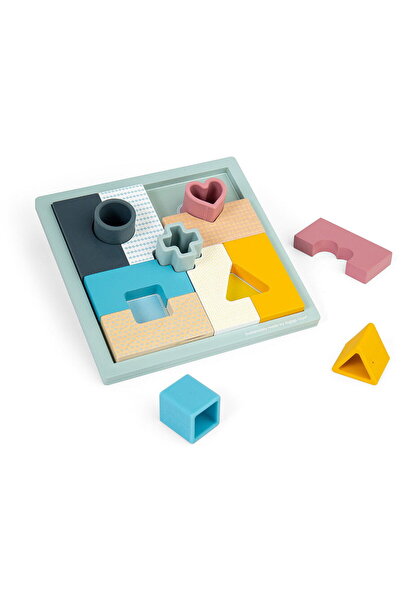 BIGJIGS Toys Joc 2 in 1 mozaic (pastel)