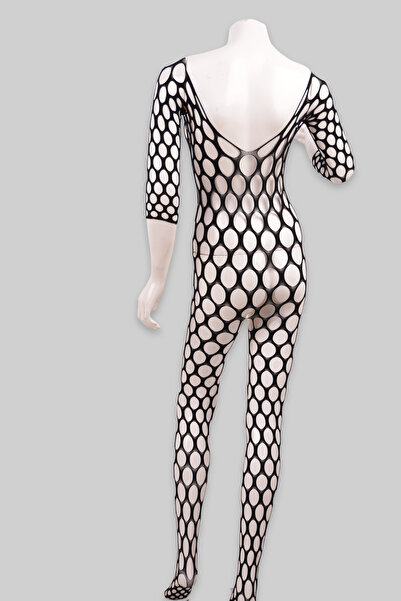 Midnight Fantasy Bold Cutout Fishnet Bodystocking