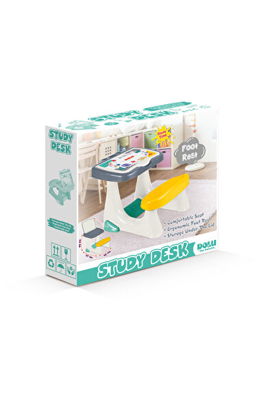 Dolu Study and drawing table with pastel chair