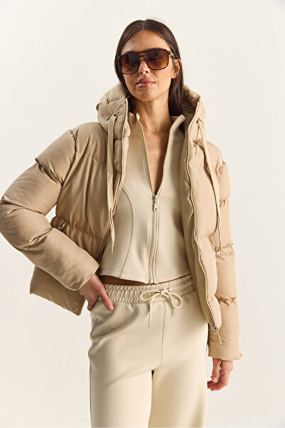 Bianco Lucci Women's Hooded Puffer Coat