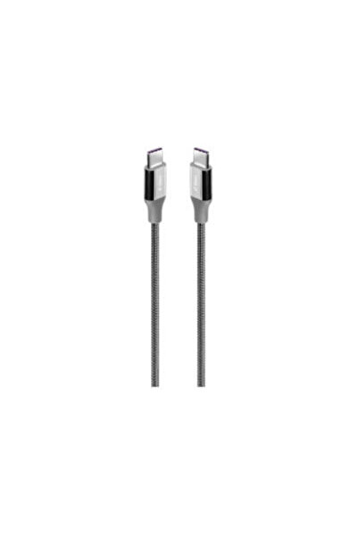 Ttec AlumiCable Hızlı Şarj Kablosu, USB-C - USB-C, 3 m, Uzay Grisi