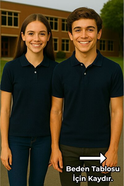 chulfa School T-Shirt Uniform High School Boy (1 Piece) Short Sleeve Polo Collar Unisex