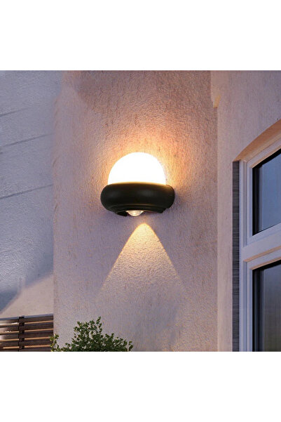 HAMER اناره خارجية كشاف بوابة لون الانارة اصفر نصف بيضاوي