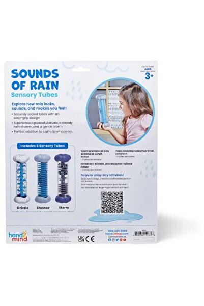 Hand2Mind Sensory Test Tubes - Rain Sounds
