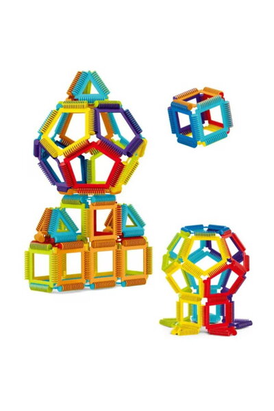 Bufnitel Joc de constructie STEAM - Forme magice (40 piese)