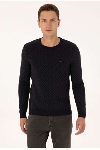 U.S. Polo Assn. U.S Polo Assn Slim Fit 100% Cotton Crew Neck Knitwear Sweater
