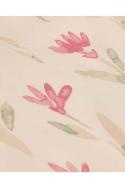 REDTAG Pink 2 Piece Floral Printed Flat Sheet (Single Size)