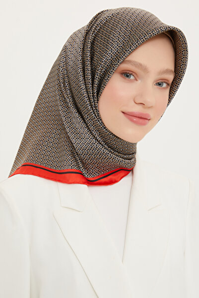 Armine 100% Twill Silk Scarf 8733D (t) (Nostalji̇)-40