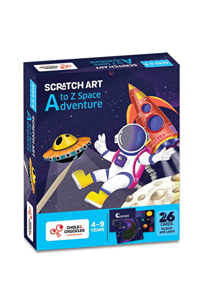 Chalk and Chuckles Set creativ de razuit - Aventuri in spatiu