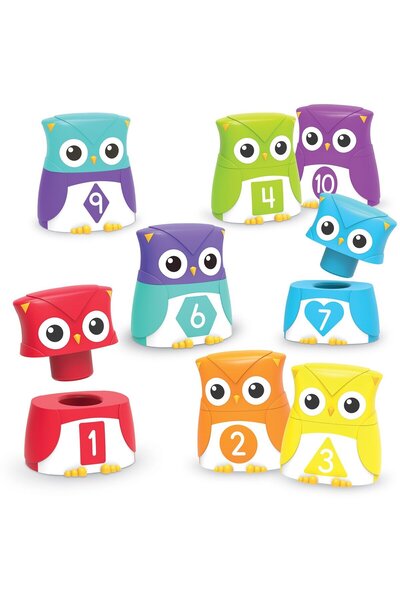 Learning Resources Bufnite cu cifre si forme