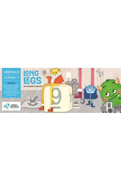 Chalk and Chuckles Joc matematic - Long Legs