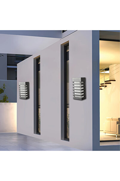 HAMER Black wall sconce light with E27 single protective grille