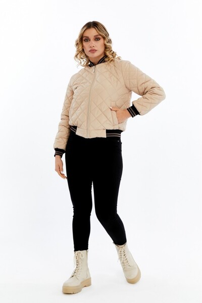 Jamila Kapitone Bomber Crop Kadın Ceket