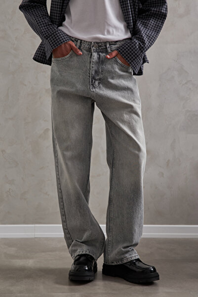 HYMAN Men's Extra Baggy Jeans