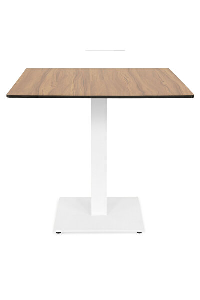 Maison Mex Garden/terrace table, ELIO, L.80 x W.80 x H.72 cm, white/natural