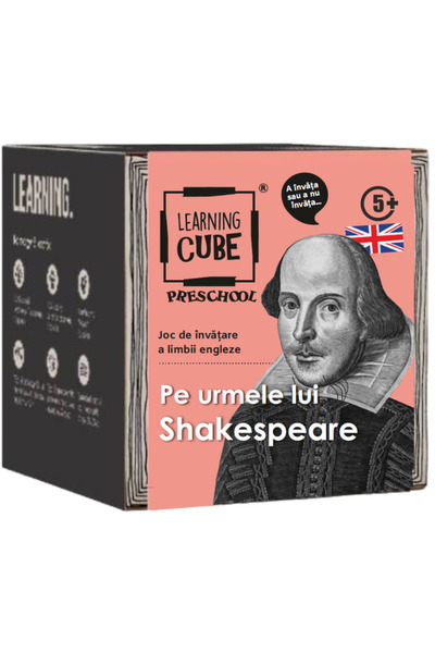 K-TOYZ Joc lingvistic Learning Cube® - Pe urmele lui Shakespeare