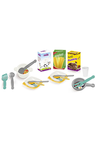 Dolu Kitchen with pastel children's accessories