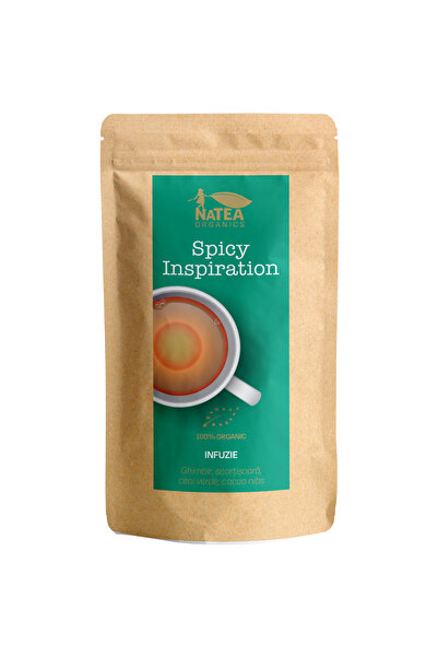 naTEa Organics Ginger, cinnamon, green tea, cocoa - Spicy Inspiration