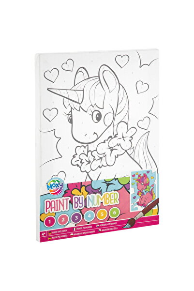 Moxy Tablou pictura pe numere - Unicorn