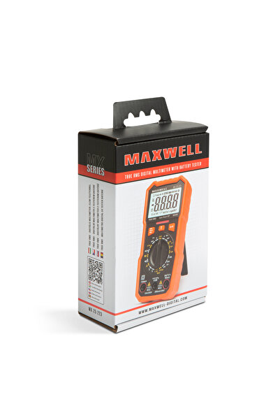 CED AUTO TRADE Maxwell MX 25223 digital multimeter with battery tester, temperature measurement + work light function