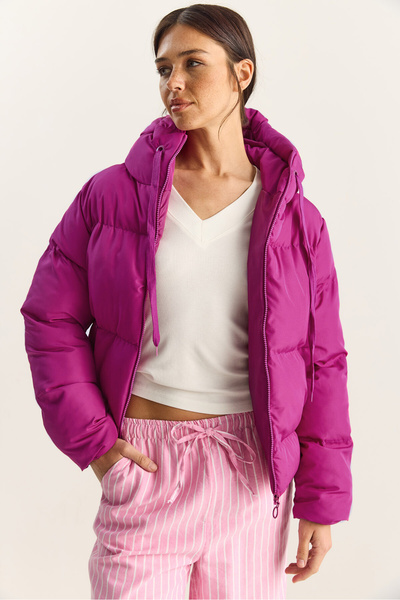 Bianco Lucci Women's Hooded Puffer Coat