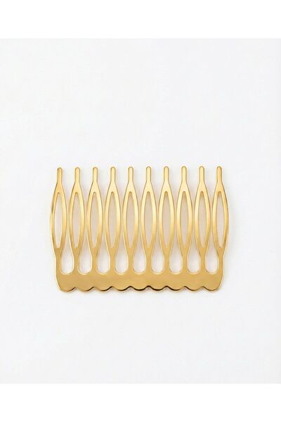 BEİLYS COSMETİCS & ACCESSORY 10 Dişli Metal Tarak Toka 5 Adet