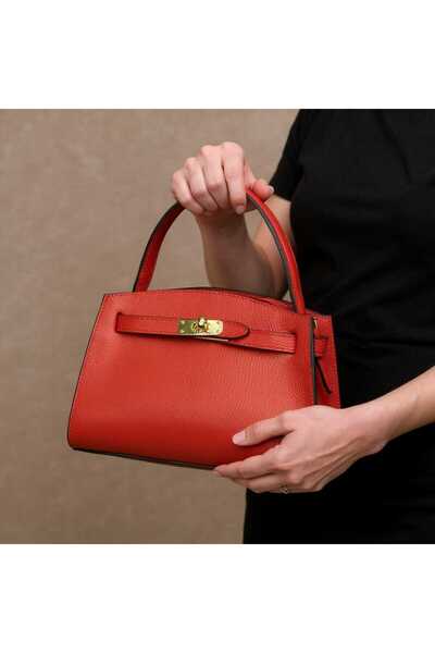 Andress Boutique Edith leather bag, Orange