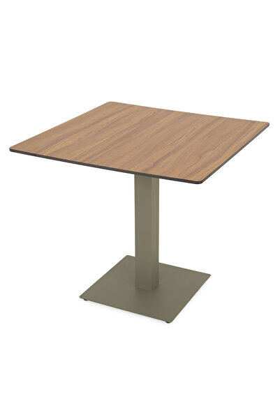 Maison Mex Masã grădină/terasă, ELIO, L.80 l.80 H.72 cm, sampanie/natur