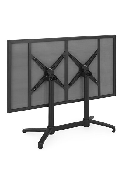 Maison Mex Rectangular garden/terrace table, CLEO, L.140 l.80 H.72 cm, black/gray