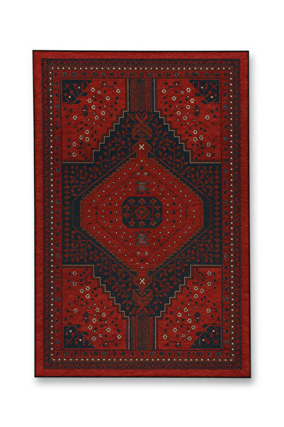 Rugs Modern Halı MOSSO Παραδοσιακό Θεματικό Σχέδιο Υφαντό Χαλί με Βάση Vintag...