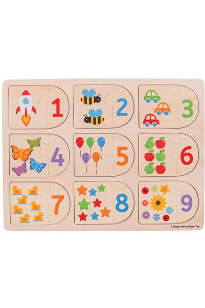 BIGJIGS Toys Puzzle - Potriveste-ma la locul meu