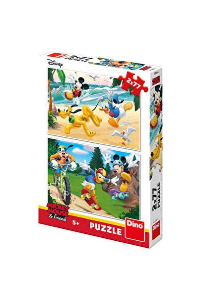 Dino 2 in 1 Puzzle - Mickey the Champion (2 x 77 pieces)