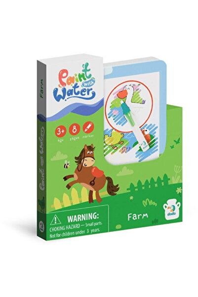 Dodo Set de colorat cu apa - La ferma